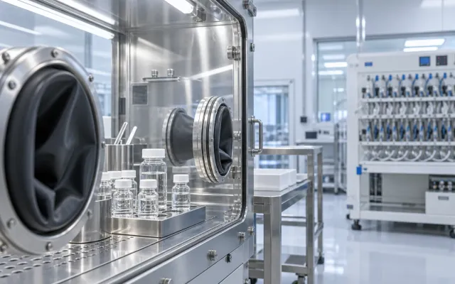 Electrolyte sample preparation at a laboratory glovebox