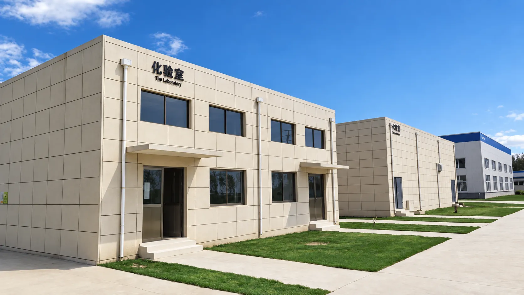 Exterior of the laboratory at Lixing’s research centre