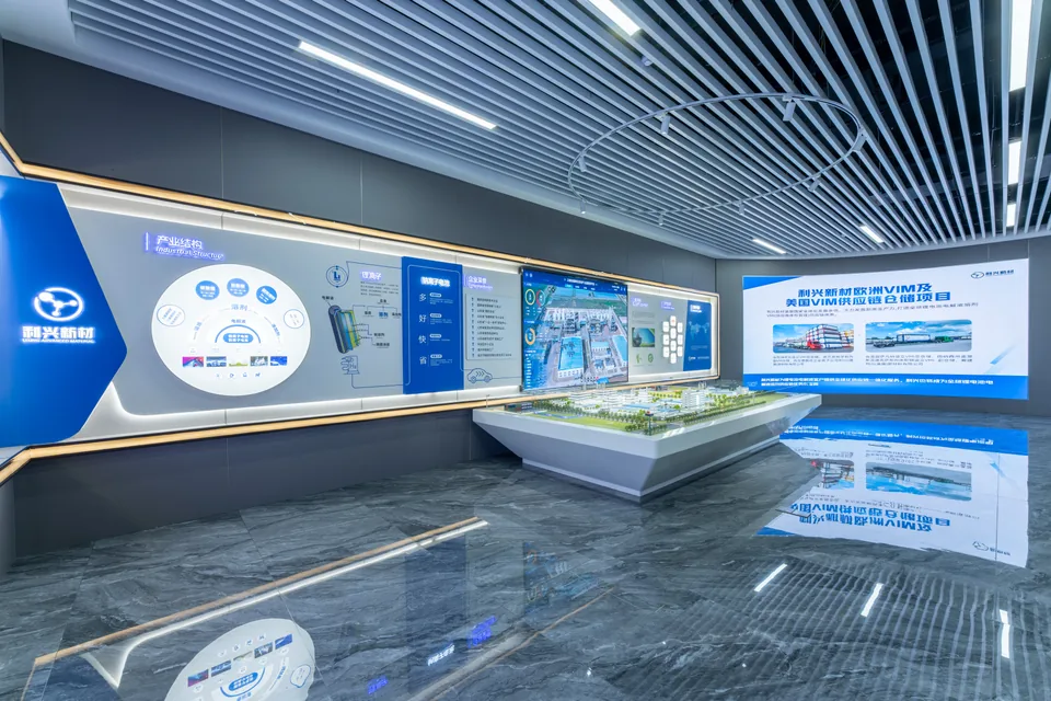 Company exhibition hall · Site model