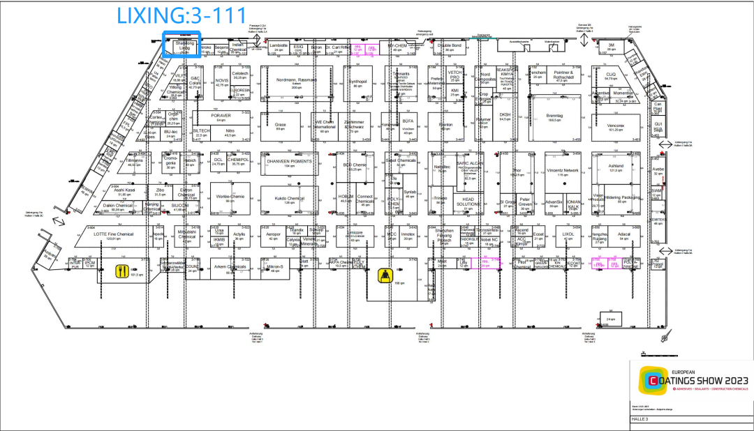 Exhibition Invitation | Meet Lixing Advanced Material at EUROPE COATINGS SHOW 2023 — Original illustration